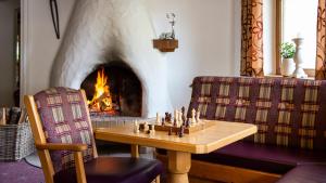 Posezení v ubytování Alpenwellnesshotel Gasteigerhof