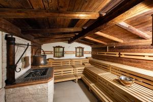 Kuchyň nebo kuchyňský kout v ubytování Alpenwellnesshotel Gasteigerhof