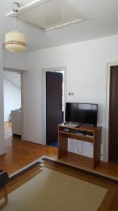 Televízia a/alebo spoločenská miestnosť v ubytovaní Apartment Central