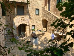Patio alebo iná vonkajšia časť ubytovania Villa Vager Mani Hotel