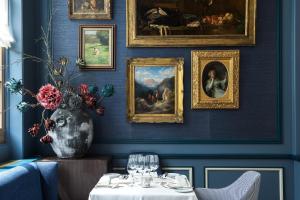 Hotel Walther - Relais & Châteaux的休息区