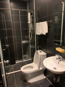 Koupelna v ubytování Gia Huyền Hotel