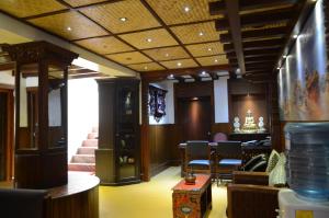 Posezení v ubytování Hotel Ganesh Himal