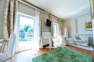 Istumisnurk majutusasutuses Hotel St. Hubertushof