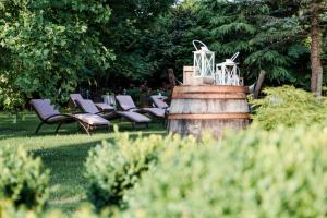 גינה חיצונית ב-Hotel St. Hubertushof