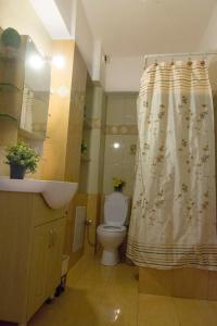 Koupelna v ubytování Minas-Maria House