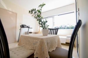 Postel nebo postele na pokoji v ubytování Minas-Maria House