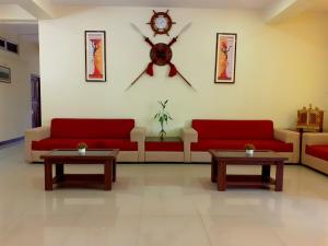 Andaman Galley Boutique Hotel tesisinde bir oturma alanı
