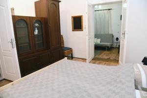 Uma cama ou camas num quarto em Citadela