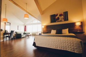 Postel nebo postele na pokoji v ubytování Hotel Moncton