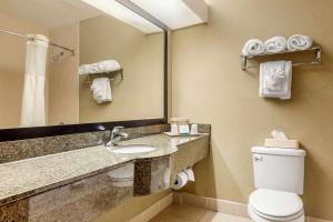 Koupelna v ubytování Quality Suites Sherman