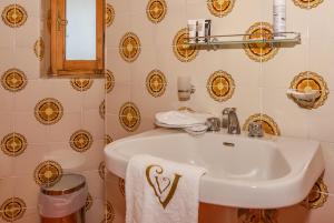 Koupelna v ubytování Villa Valdroni