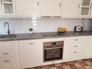 Kuchyňa alebo kuchynka v ubytovaní Központhoz közeli - Cool Tettye Apartman