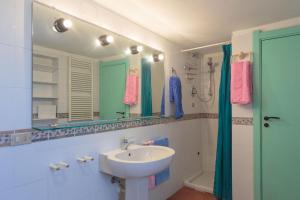 Kúpeľňa v ubytovaní Villa Pia Recco