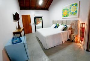 Cama ou camas em um quarto em Pousada Villa Maeva Itacare mais 16 fotos