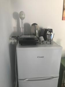 A kitchen or kitchenette at Studios Panorama Drios