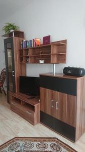 ครัวหรือมุมครัวของ Ferienwohnung am Markt
