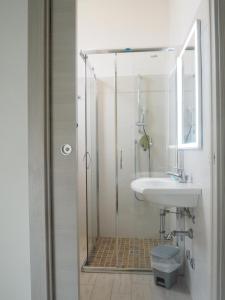 Koupelna v ubytování Hotel Frida