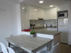 Eldhús eða eldhúskrókur á Apartamento Salou