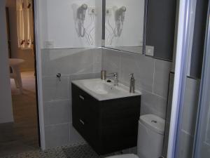 a bathroom with a sink and a toilet at CASA FLORENTINA in Los Llanos de Aridane