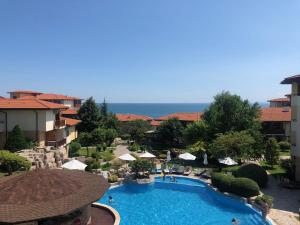 a view of a swimming pool at a resort at Garden of Eden Complex in Sveti Vlas