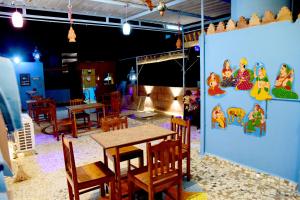MH Guest House的休息区