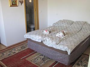 Postel nebo postele na pokoji v ubytování edelweiss