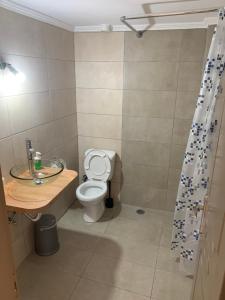 Koupelna v ubytování Diamond Giannopoulos Elea Apartments + 54 fotografií