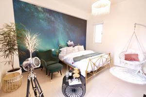 Voodi või voodid majutusasutuse Burano Yellow Villa toas