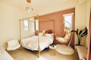 Voodi või voodid majutusasutuse Burano Yellow Villa toas