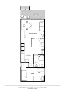 
The floor plan of Moby Dick Waterfront Resort Motel
