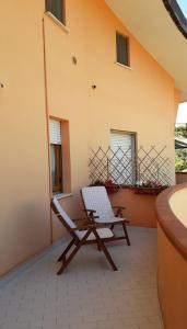 Balkón nebo terasa v ubytování B&B Abruzzo Mare e Monti