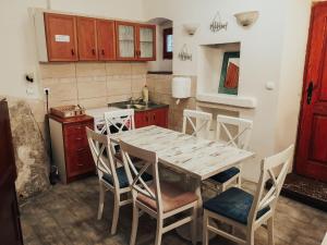 Kuchyň nebo kuchyňský kout v ubytování Antika Guesthouse