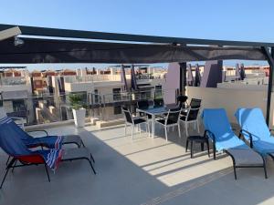 Balkón alebo terasa v ubytovaní Casa Higuericas- Penthouse Beach - Torre de la Horadada