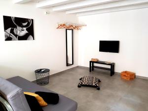 TV a/nebo společenská místnost v ubytování La Casa di Peo
