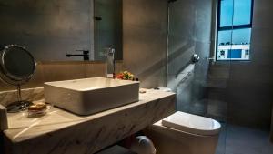 Koupelna v ubytování Hotel Boutique Maree