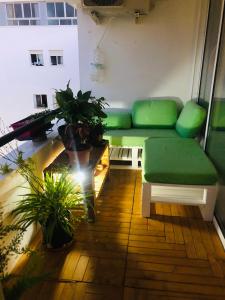 A seating area at Apartamento Flamingo Puerto Marina - 150m Playa