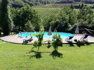Bazén v ubytování Casa Al Chianti B&B nebo v jeho okolí