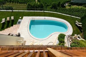 Agritur La Pieve内部或周边的泳池