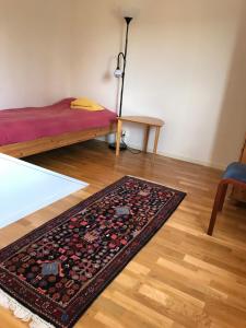 Postel nebo postele na pokoji v ubytování Lysekil-Brastad