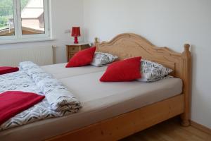 Posteľ alebo postele v izbe v ubytovaní Ferienhaus/Ferienwohnung BeeHappy