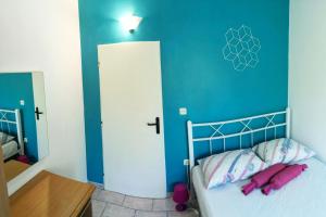 Postel nebo postele na pokoji v ubytování Apartments Silver