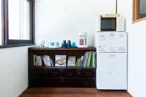 Nhà bếp/bếp nhỏ tại Fukuoka Guesthouse HIVE