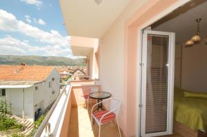 Balkón nebo terasa v ubytování Apartments Belas