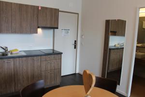 Dapur atau dapur kecil di B&B Hotel Peter und Paul