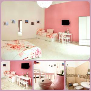 A bed or beds in a room at L'Opera dei Pupi B&b