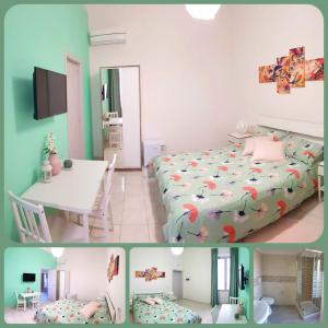 A bed or beds in a room at L'Opera dei Pupi B&b