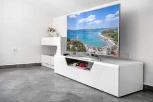 TV/trung tâm giải trí tại Apartments Lipic