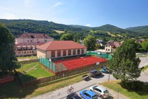 Nespecifikovaný výhled na hory nebo výhled na hory při pohledu z apartmánu