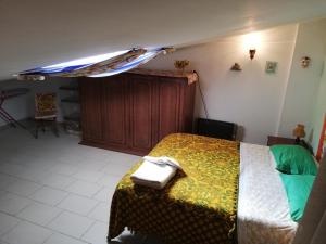 Un pat sau paturi într-o cameră la Holiday Home Lago del Salto
